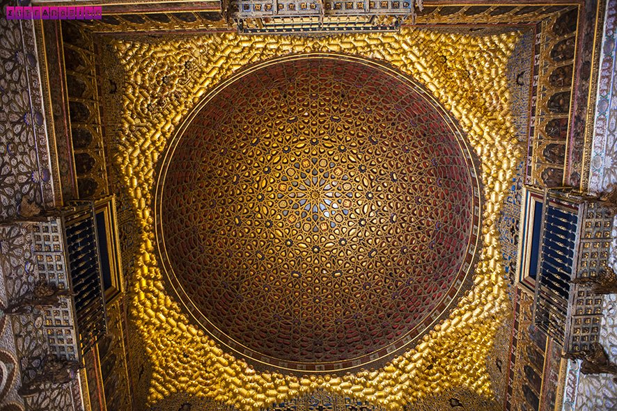 Real-Alcazar-Sevilha-arquitetura-visita-teto Real-Alcazar-Sevilha-arquitetura-visita-teto